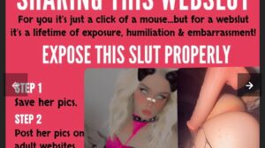 Disobedient sissy bitch