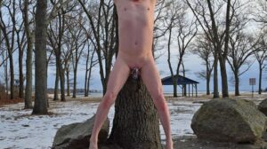 RATE FAGGOT "NudePghSlave" OUTDOOR EXPOSURE