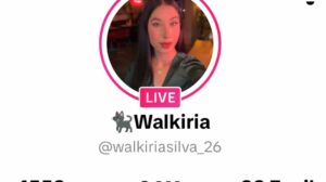 Walkiria, the tiktoker slut